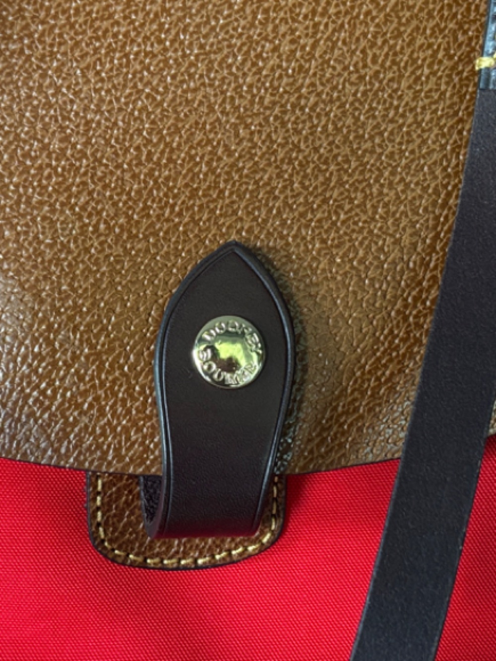 Dooney and Bourke tote Bag with Dark Brown Strap